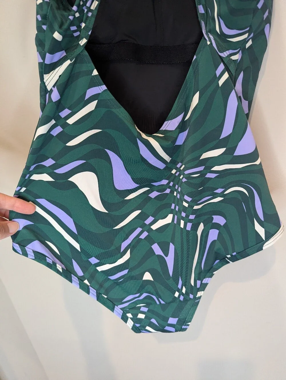 Kt By Knix Period Swim Sport One Piece Geometric Swimsuit Size M